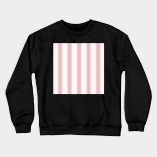 white and red stripes, valentines day, red, white, stripes, pattern Crewneck Sweatshirt